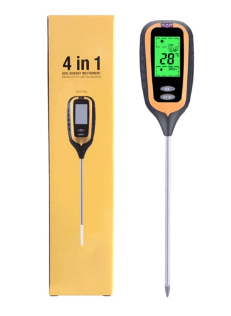 เครื่องทดสอบดิน 4-in-1 แบบ ดิจิทัล