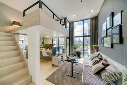 ปล่อยเช่าคอนโด Chewathai Residence Asoke (ชีวาทัย เรสซิเดนซ์ อโศก) - Duplex 1ห้องนอน 1ห้องน้ำ 1ห้องนั่งเล่น - ใกล้ MRT พราะราม9และเพชรบุรี/มศว./เซ็นทรัลพระราม9 - ขนาดห้อง 30 ตรม. ชั้น 16