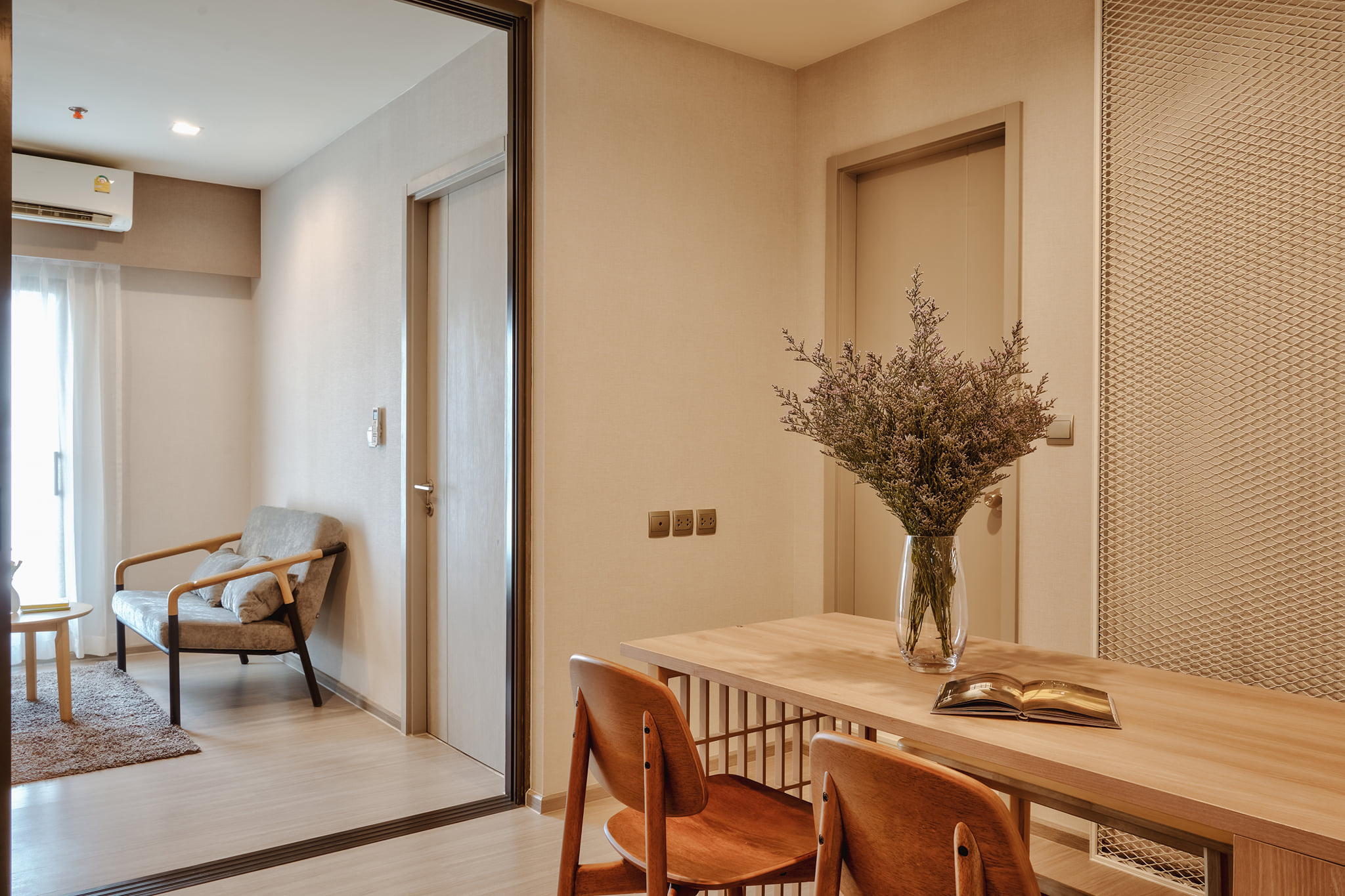 คอนโด Life Sukhumvit 62 (ไลฟ์ สุขุมวิท 62) High Rise โซนพื้นที่ BTSบางจาก ให้เช่าห้องแบบ One bed plus 1ห้องน้ำ ขนาดห้อง 38 ตรม. ชั้น 11