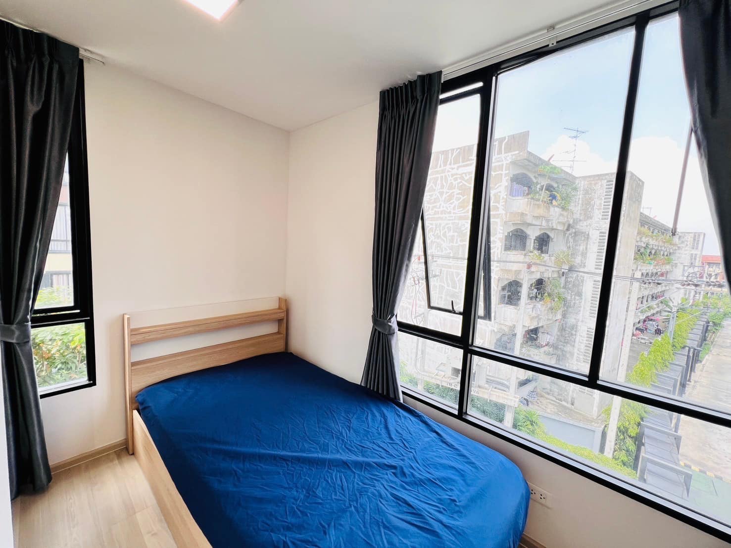 ปล่อยเช่าคอนโด Plum Condo Saphanmai Station (พลัม คอนโด สะพานใหม่ สเตชั่น) - โซนพื้นที่ BTS สะพานใหม่ - 2ห้องนอน 1ห้องน้ำ 1ห้องนั่งเล่น - ขนาดห้อง 40 ตรม. ชั้น 4