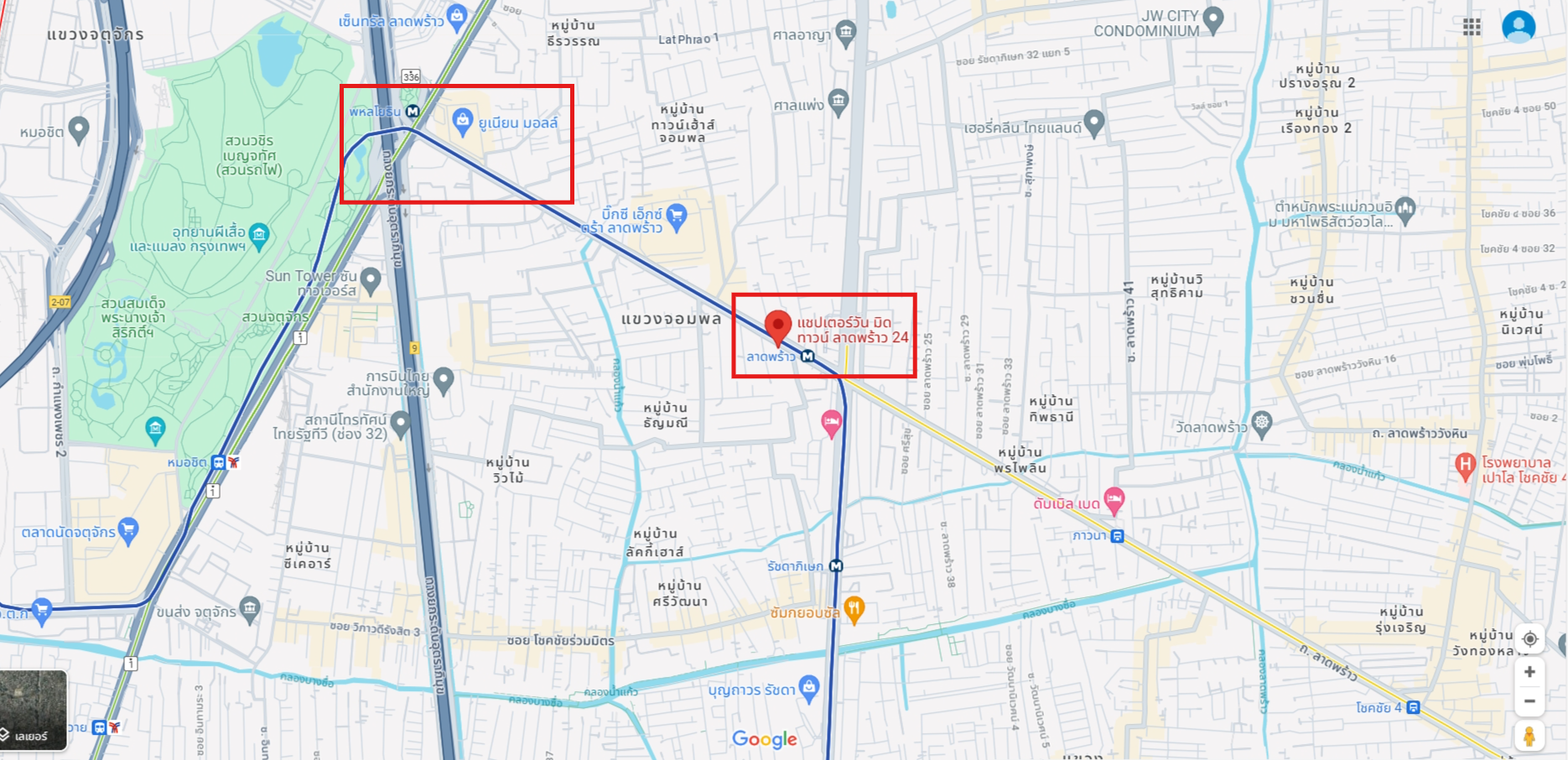 ปล่อยเช่าคอนโด แชปเตอร์วัน มิดทาวน์ ลาดพร้าว 24 (Chapter One Midtown Ladprao 24) - 1ห้องนอน 1ห้องนั่งเล่น 1ห้องน้ำ - ใกล้ MRTลาดพร้าว