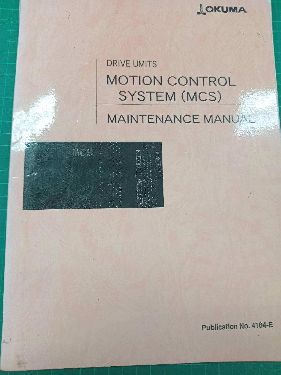 OKUMA MOTION CONTROL SYSTEM (MCS) MAINTENANCE MANUAL WIRING DIAGRAM