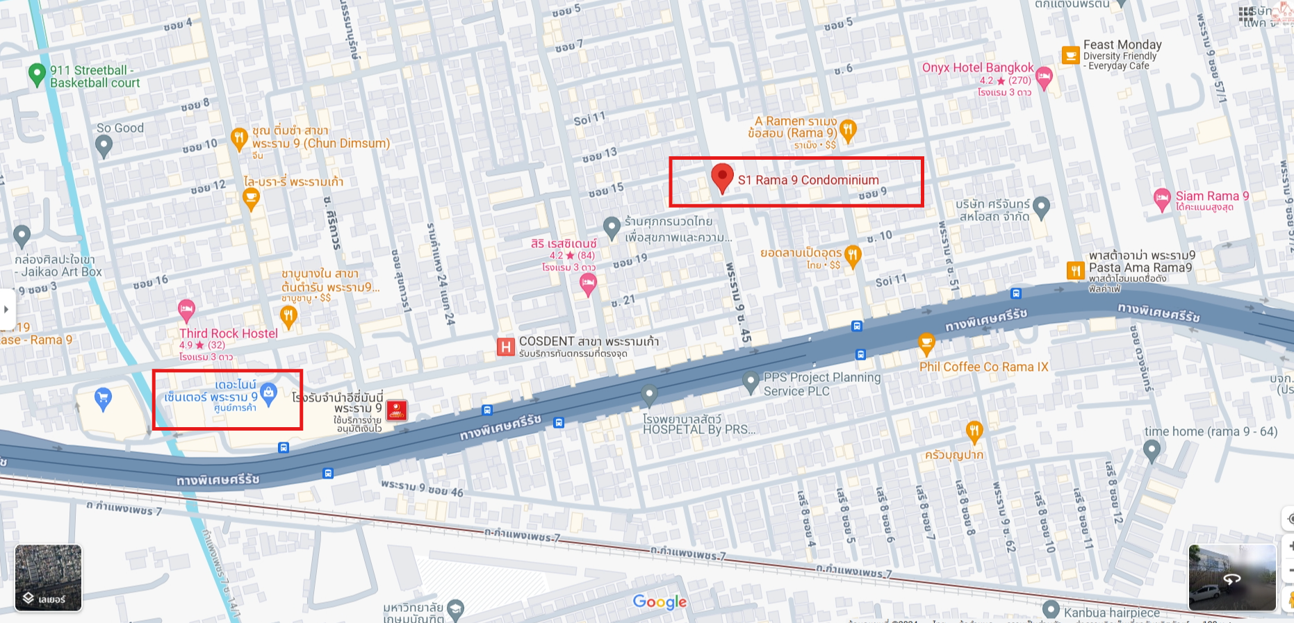 ปล่อยเช่าคอนโด S1 Rama 9 (เอส วัน พระราม 9) - 2ห้องนอน 2ห้องน้ำ 1ห้องนั่งเล่น - ใกล้ เดอะไนน์เซ็นเตอร์ พระราม 9 - ขนาดห้อง 65 ตรม. ชั้น 4 ตึก B