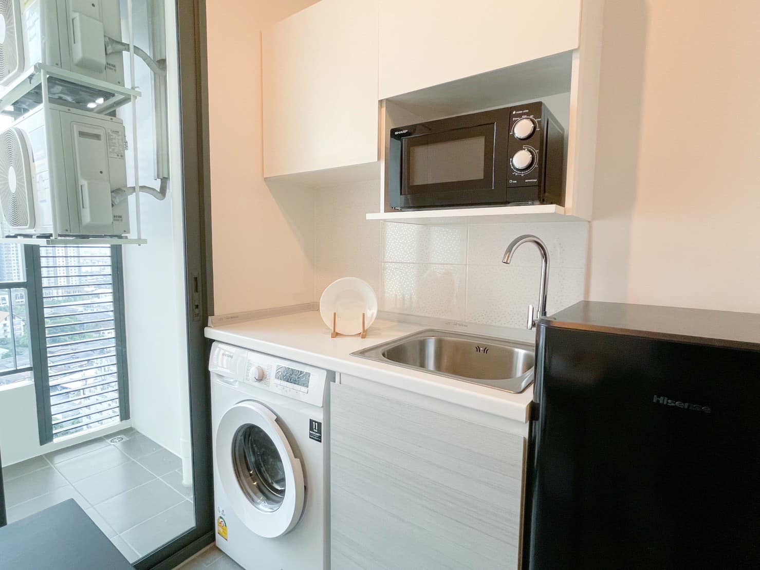 ให้เช่าห้องใหม่ เมโทร สกาย ประชาชื่น ชั้น21 เฟอร์ครบมีเครื่องซักผ้า