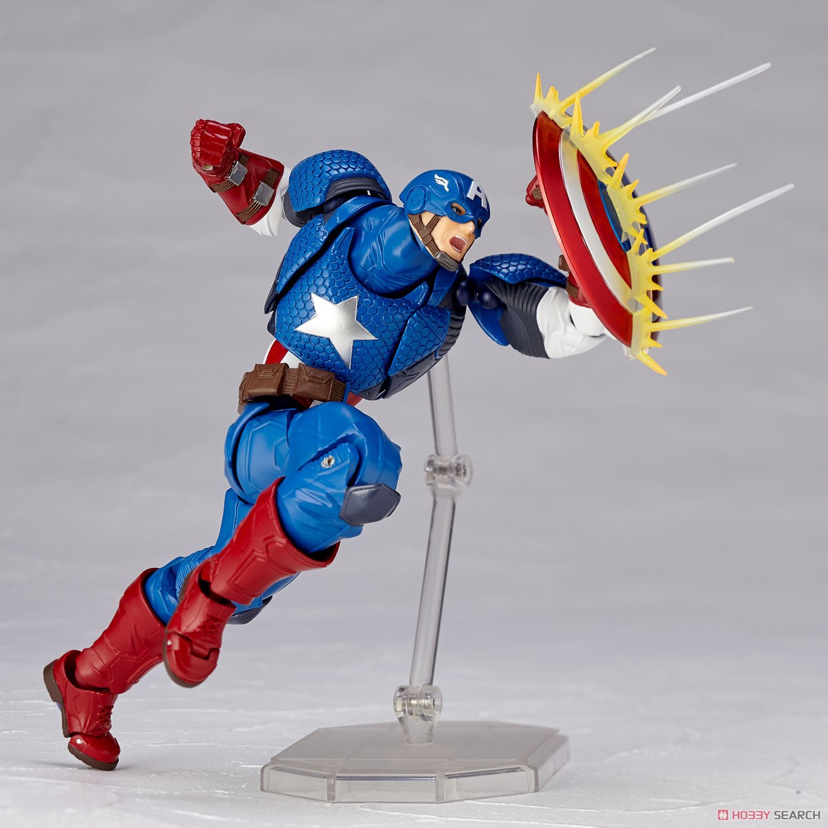 (เหลือ1ชิ้น 4537807013460 revoltech-Amazing Yamaguchi No.007 [Captain America