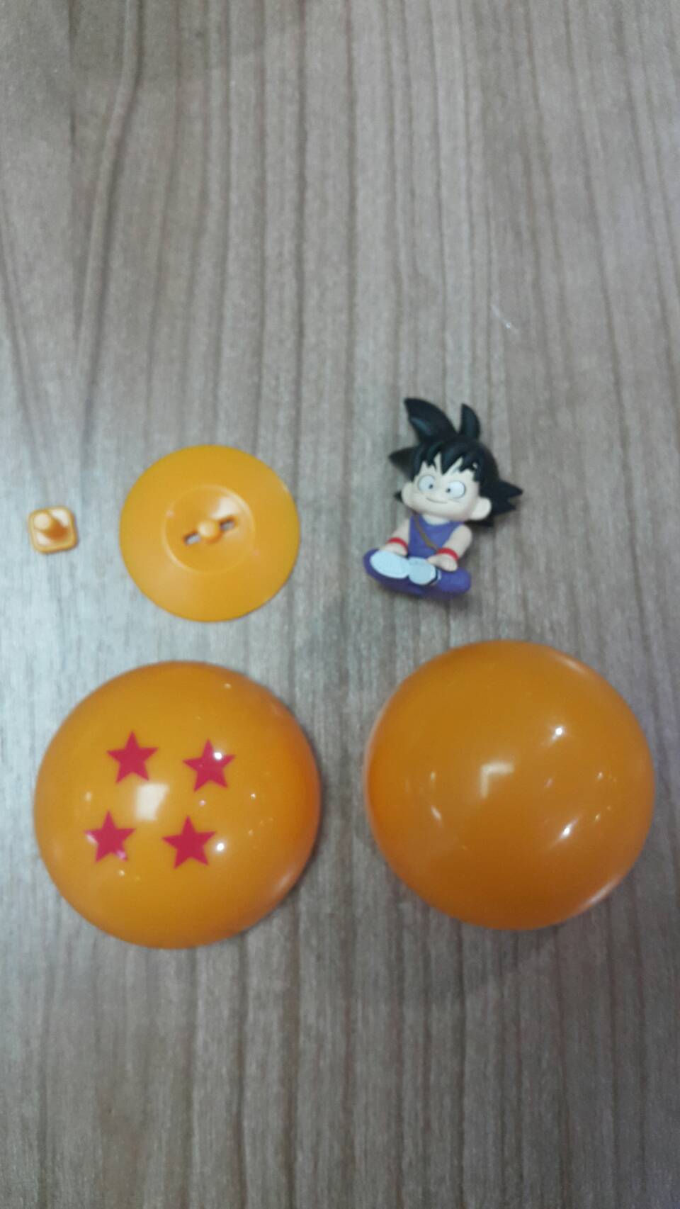 4549660227878 DRAGON BALL SUPER ON THE DRAGON BALL(1set มี4แบบ) ประกอบเสร็จ สูง 9 cm