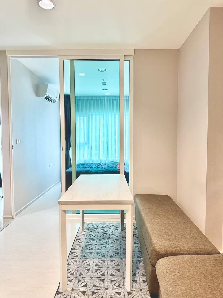 ให้เช่าห้องแบบ 1ห้องนอน 1ห้องอเนกประสงค์ 1ห้องน้ำ โซนพื้นที่ BTS ช้างเอราวัณ คอนโด Aspire Erawan (แอสปาย เอราวัณ) ขนาดห้อง 35 ตรม. ชั้น 24 ตึก B