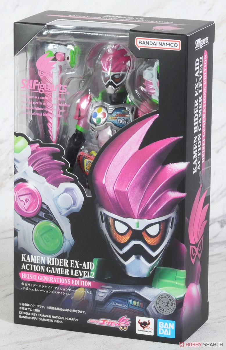 Bandai 4573102657732 s.h.figuarts kamen rider EX-AID action gamer level2-heisei generations edition