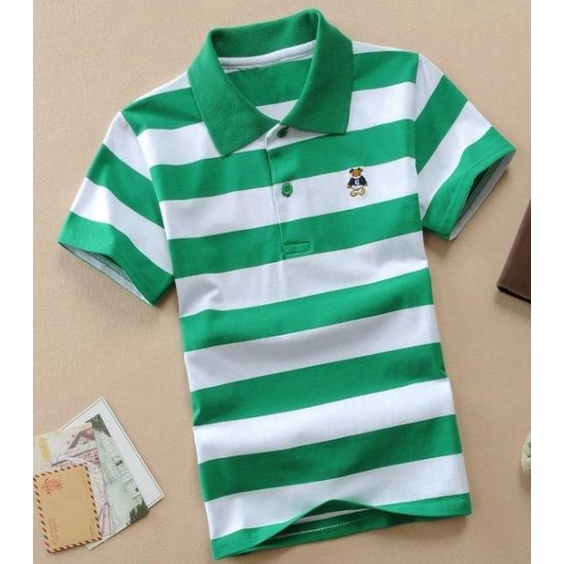 เสื้อคอปกเด็ก ผ้านุ่ม งานดี ส่งในไทย ลายใหม่