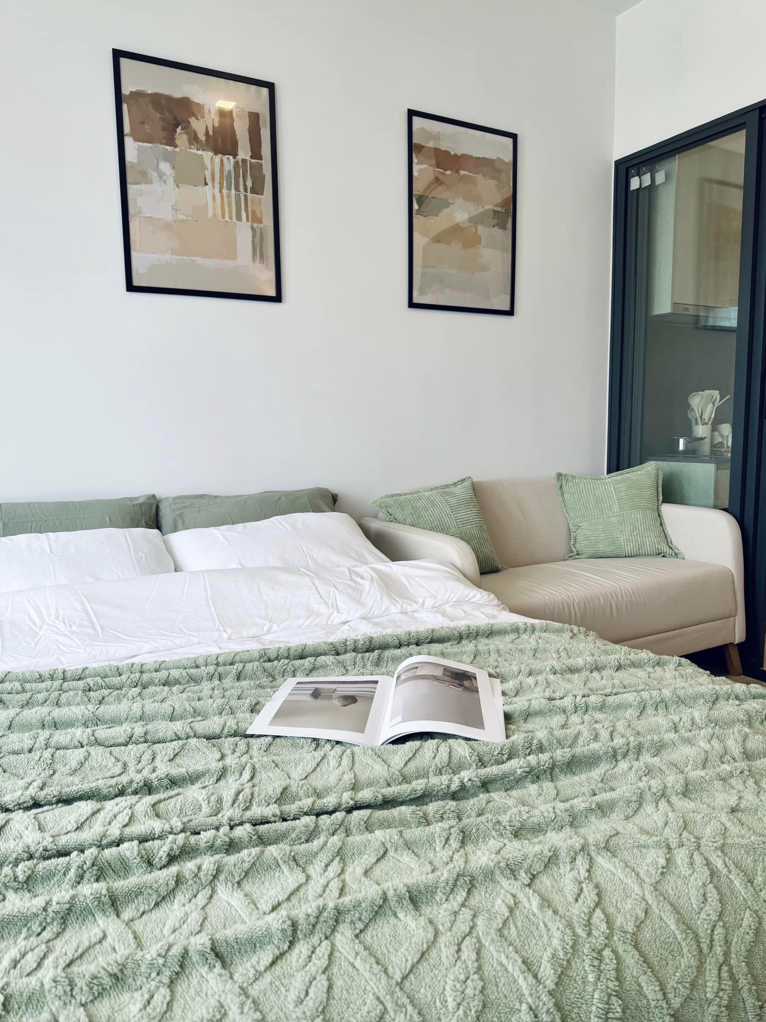 ปล่อยเช่าคอนโด The Tree Pattanakarn-Ekamai (เดอะทรี พัฒนาการ-เอกมัย) - Studio 1ห้องน้ำ 1ห้องครัว - ใกล้ Airportlink สถานีรามคำแหง - ขนาดห้อง 26.5 ตรม. ชั้น 12A