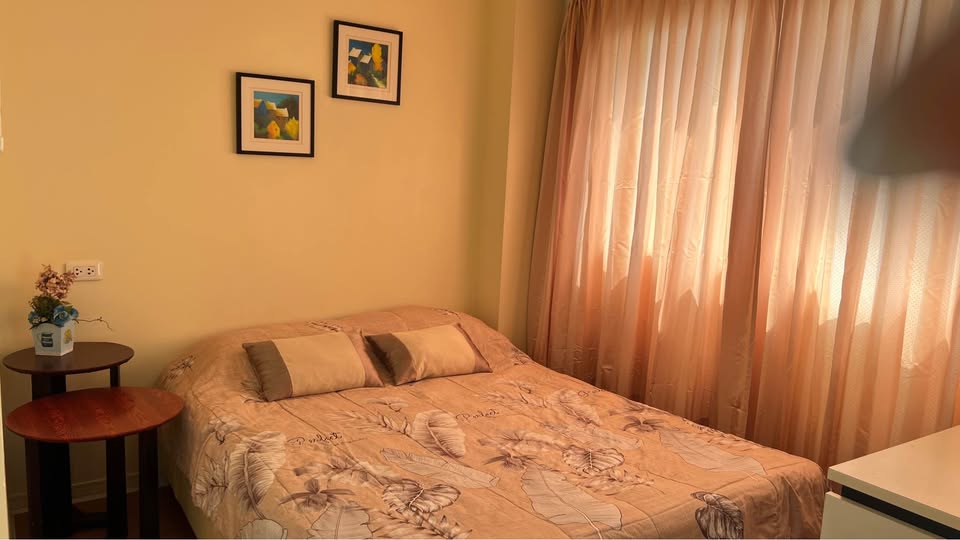 ให้เช่า Lumpini Condo Town Ramintra - Nawamin (ลุมพินี คอนโดทาวน์ รามอินทรา – นวมินทร์) 2 นอน 2น้ำ ขนาด 52 ตรม ตึก A ชั้น 15 ราคา 12,000 รถไฟฟ้าสีชมคู้บอน รามอินทรา กม9