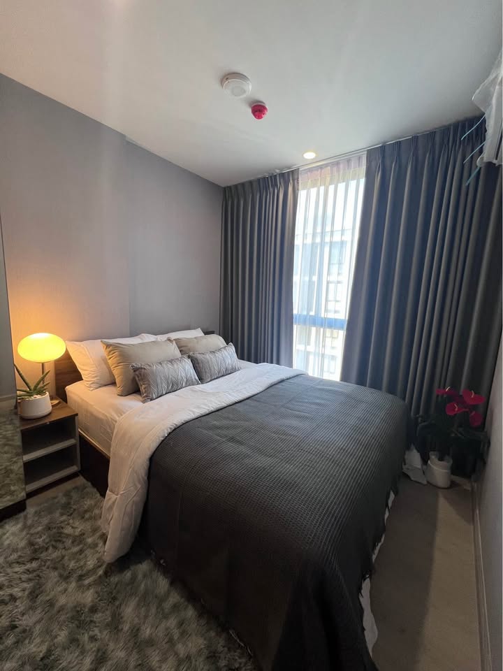 ให้เช่าห้องแบบ 1ห้องนอน 1ห้องน้ำ โซนพื้นที่ BTS คูคต คอนโด Nue Cross Khu Khot Station (นิว ครอส คูคต สเตชัน) ขนาดห้อง 23 ตรม. ชั้น 6 ตึก A