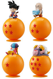 4549660227878 DRAGON BALL SUPER ON THE DRAGON BALL(1set มี4แบบ) ประกอบเสร็จ สูง 9 cm