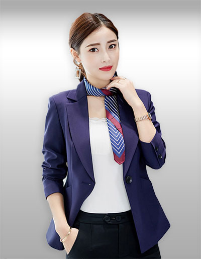 เสื้อสูทผู้หญิงแขนยาวสีกรมท่า S