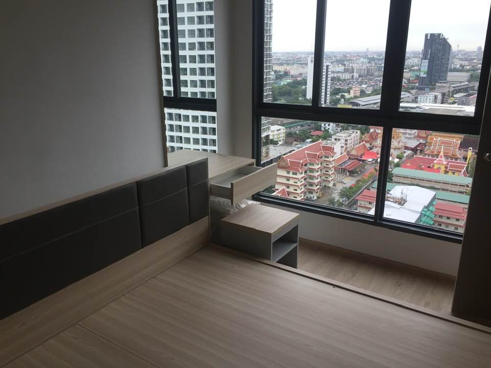 คอนโด IDEO O2 (ไอดีโอ โอทู) High Rise โซนพื้นที่ BTS บางนา ให้เช่าห้องแบบ 2ห้องนอน 2ห้องน้ำ ขนาดห้อง 53 ตรม. ชั้น 25 ตึก A วิวสระ