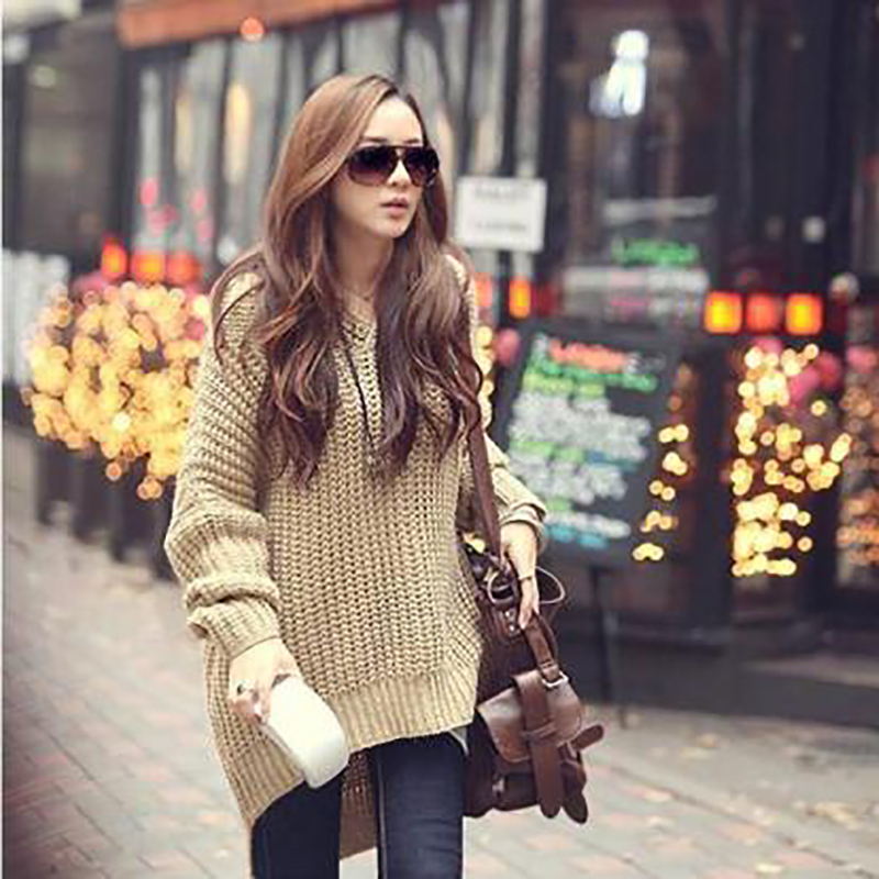 kudapy เสื้อไหมพรมถักสีครีม ทรงสวยเนื้อดีอุ่น มีฮู้ด สีกากี ยืดได้เยอะ
