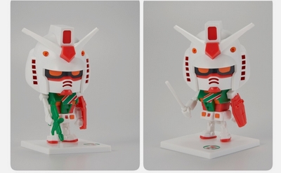 Bandai 4573102687029 1/1 gunpla-kun [7-eleven limited color]