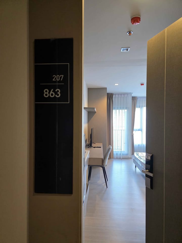 ให้เช่าห้องแบบ Studio 1ห้องน้ำ 1 โซนพื้นที่ MRT พระราม 9 คอนโด Life Asoke-Rama 9 (ไลฟ์ อโศก พระราม 9) High Rise ขนาดห้อง 26 ตรม. ชั้น 29 ตึก A ให้เช่า 17,000 ต่อเดือน สัญญาขั้นต่ำ 1 ปี