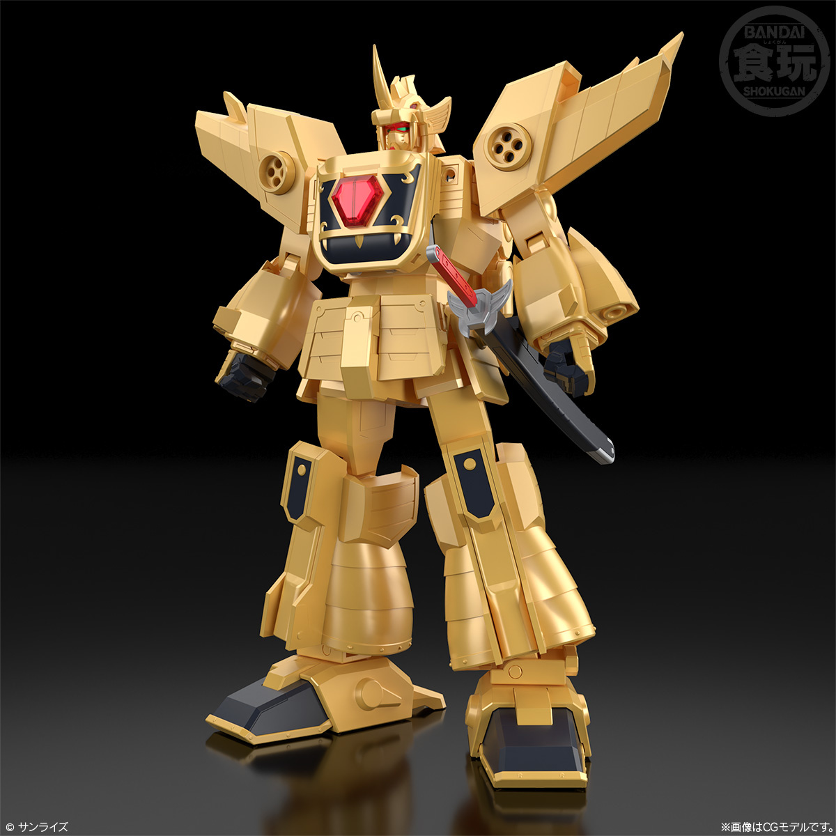 Bandai 4570117920660 SMP [SHOKUGAN MODELING PROJECT] GOLDRAN THE BRAVE OF GOLD W/O GUM
