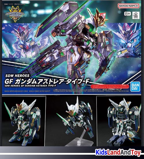 Bandai 4573102683656 SDW 40 HEROES GF GUNDAM ASTRAEA TYPE-F