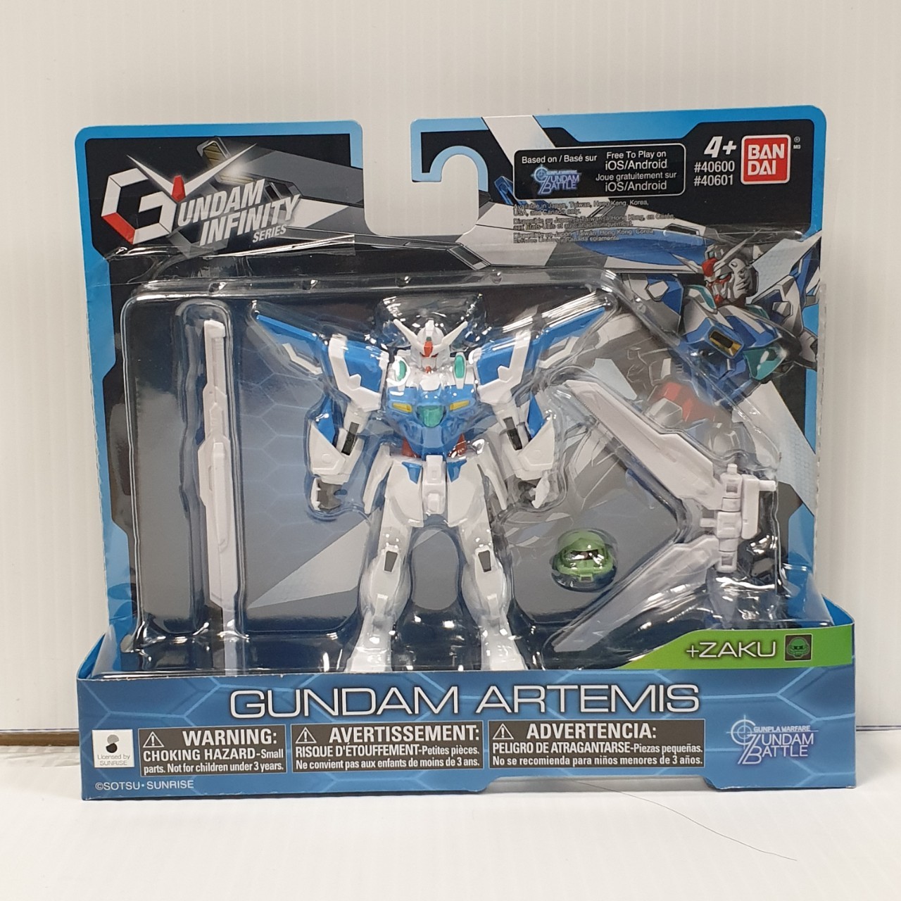 045557406011 gundam 4.5inch build artemis&rx-78-2 &wing&astray red &barbatos(Free Zaku )Set of 6 ได้ 6แบบครับ