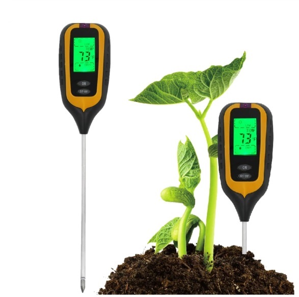 เครื่องทดสอบดิน 4-in-1 แบบ ดิจิทัล