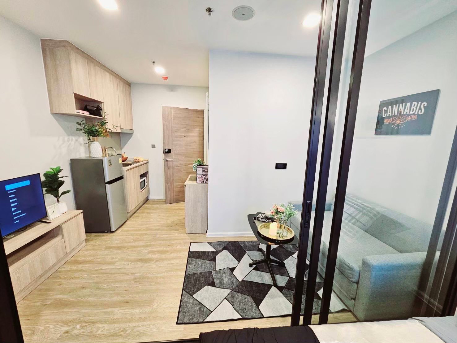 คอนโด โมดิซ สุขุมวิท 50 (Modiz Sukhumvit 50) High Rise โซนพื้นที่ BTSอ่อนนุช ให้เช่าห้องแบบ 1ห้องนอน 1ห้องน้ำ ขนาดห้อง 24 ตรม. ชั้น 7 ตึก B