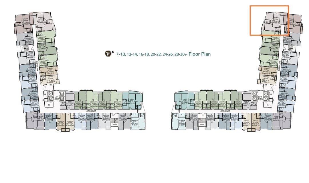 ปล่อยเช่าคอนโด Supalai Veranda Rama 9 (ศุภาลัย เวอเรนด้า พระราม 9) - 2ห้องนอน 2ห้องน้ำ 1ห้องนั่งเล่น 1ห้องครัว - ใกล้ MRTพระราม 9และรฟม. - ขนาดห้อง 64 ตรม. ชั้น 21 ตึก B