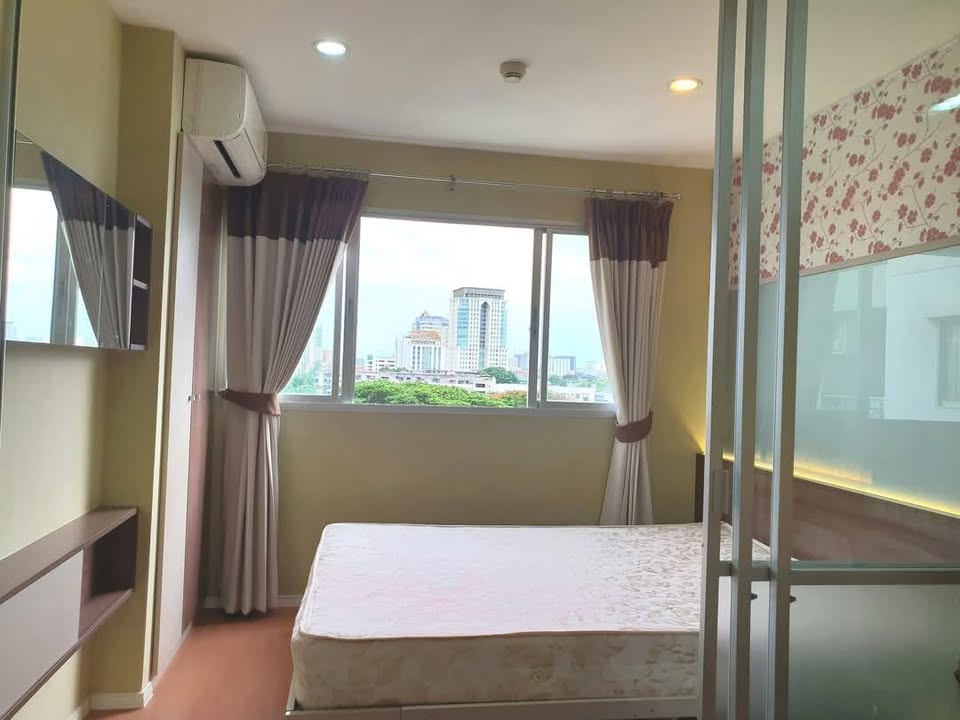 Low Rise โซนพื้นที่ ถนนเสรีไทย ขายห้องแบบ 1ห้องนอน 1ห้องน้ำ คอนโด Lumpini Condo Town Nida-Sereethai 2 (ลุมพินี คอนโดทาวน์ นิด้า เสรีไทย 2) ขนาดห้อง 23 ตรม. ชั้น 7 ตึก A