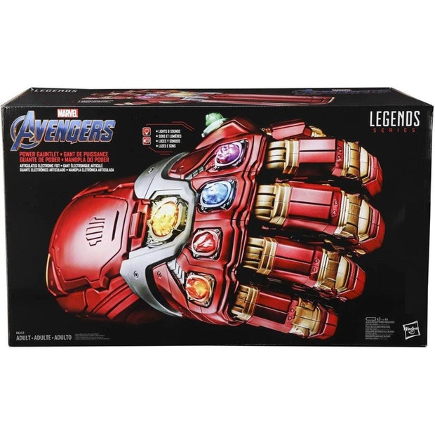 (เหลือ 1 ชิ้น รอเมล์ฉบับที่2 ยืนยัน ก่อนโอน) Marvel Avengers Endgame Legends Gear Infinity Power Gauntlet Prop Replica