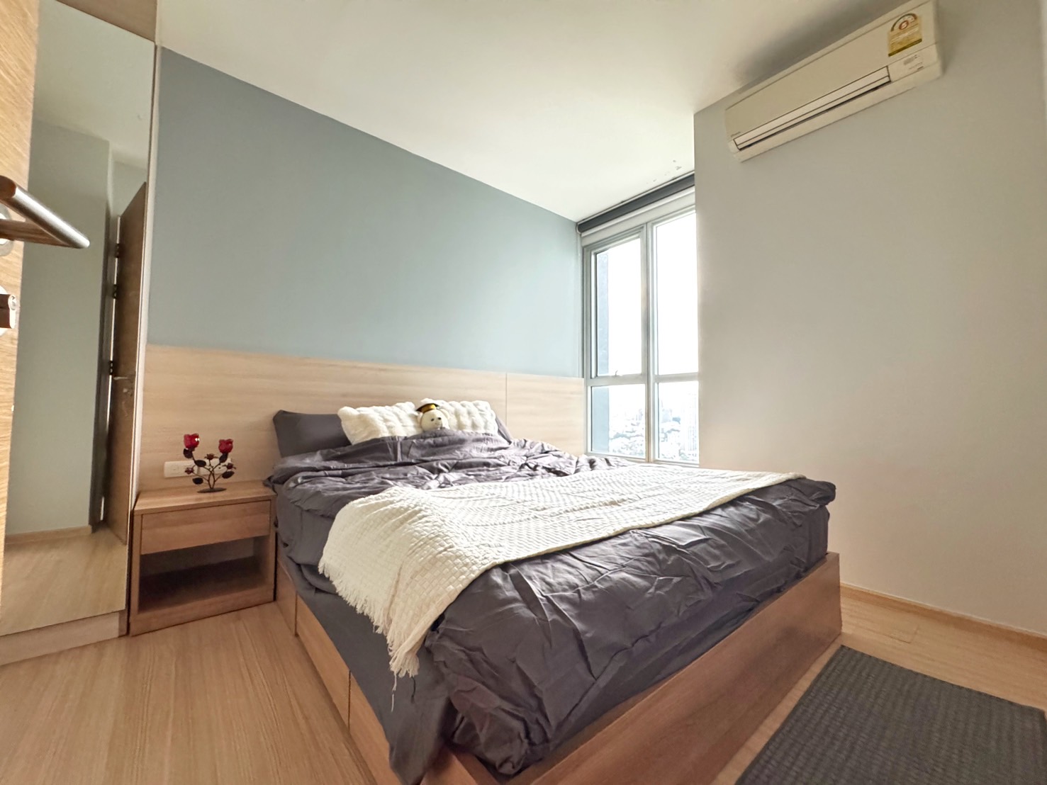 ปล่อยเช่าคอนโด Rhythm Sukhumvit 50 (ริทึ่ม สุขุมวิท 50) - ตกแต่งใหม่สไตล์ Modern Loft1ห้องนอน 1ห้องน้ำ 1ห้องนั่งเล่น - ใกล้ BTS อ่อนนุช - ขนาดห้อง 35 ตรม. ชั้น 22