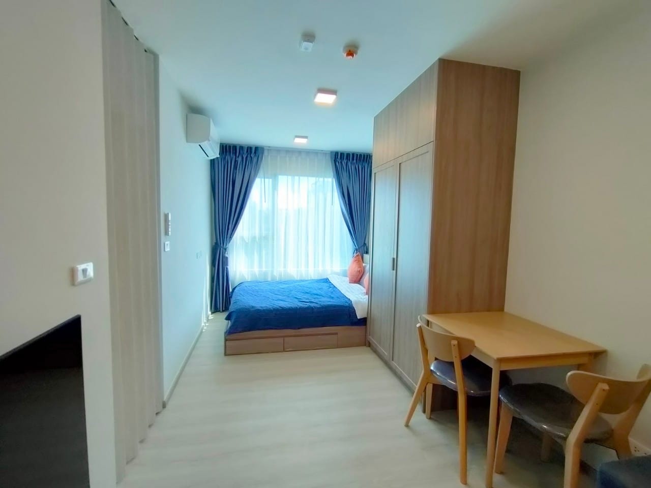 ปล่อยเช่าคอนโด Plum Condo Sukhumvit 62 (พลัม คอนโด สุขุมวิท 62) - Studio 1ห้องน้ำ - ใกล้ BTS บางจาก - ขนาดห้อง 24 ตรม. ชั้น 4