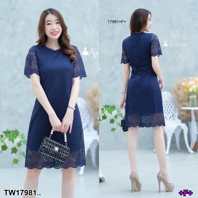 kudapy เดรสลูกไม้ แขนสั้น มีรองซับในช่วงอก น่ารัก เกาหลีมากๆค่าาา งานสวย ใส่เที่ยใ ใส่ทำงานได้