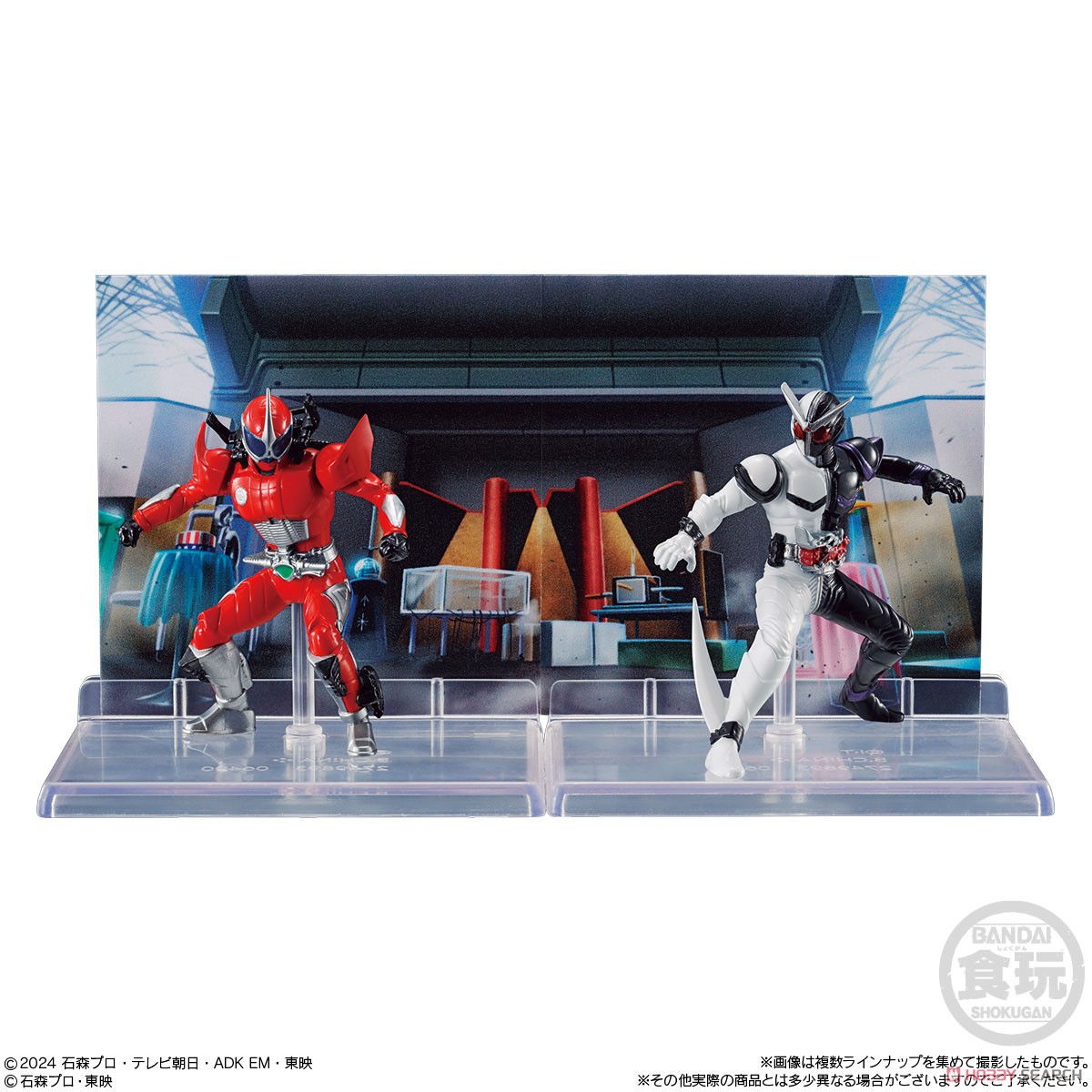 Bandai 4570117921094 MICRO STATUE COLLECTION KAMEN RIDER 2 ได้ครบ 8 แบบ