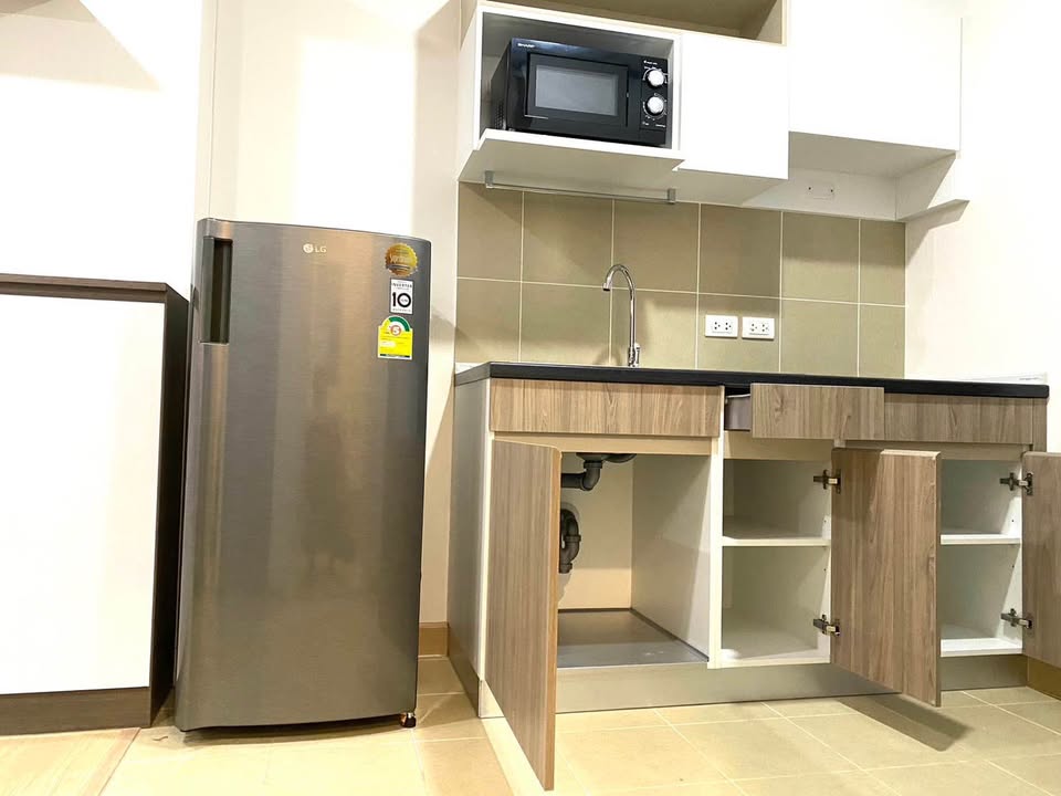 ให้เช่าห้องแบบ Studio 1ห้องน้ำ โซนพื้นที่ BTS ปู่เจ้า คอนโด Supalai Veranda Sukhumvit 117 (ศุภาลัย เวอเรนด้า สุขุมวิท 117) ขนาดห้อง 29 ตรม. ชั้น 9