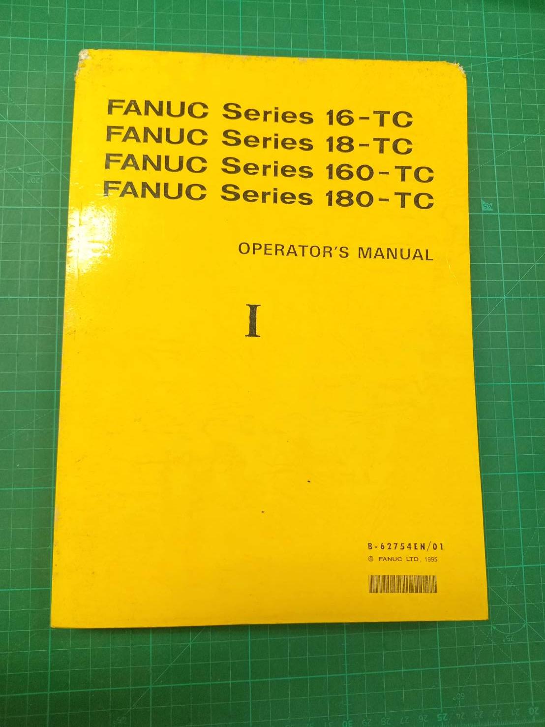 FANUC SERIES 16/18/160/180-TC OPERATOR'S MANUAL