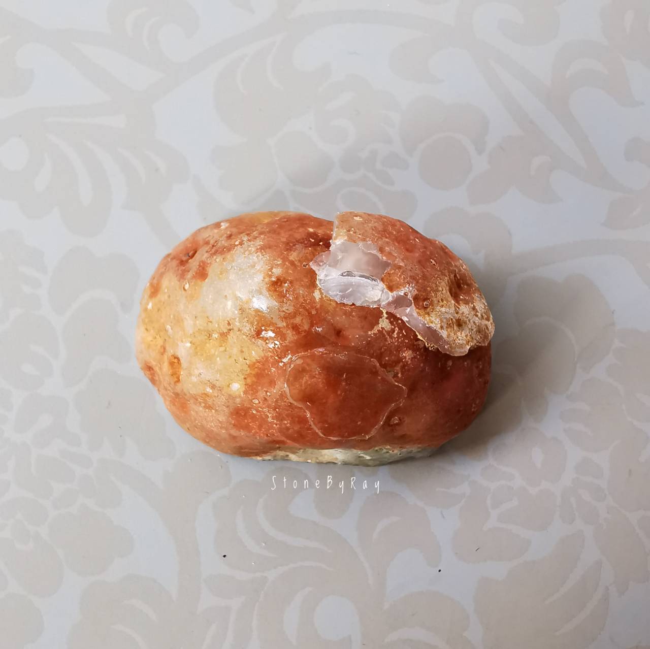 หินจีโอดอเมทิสต์ก้อนธรรมชาติ