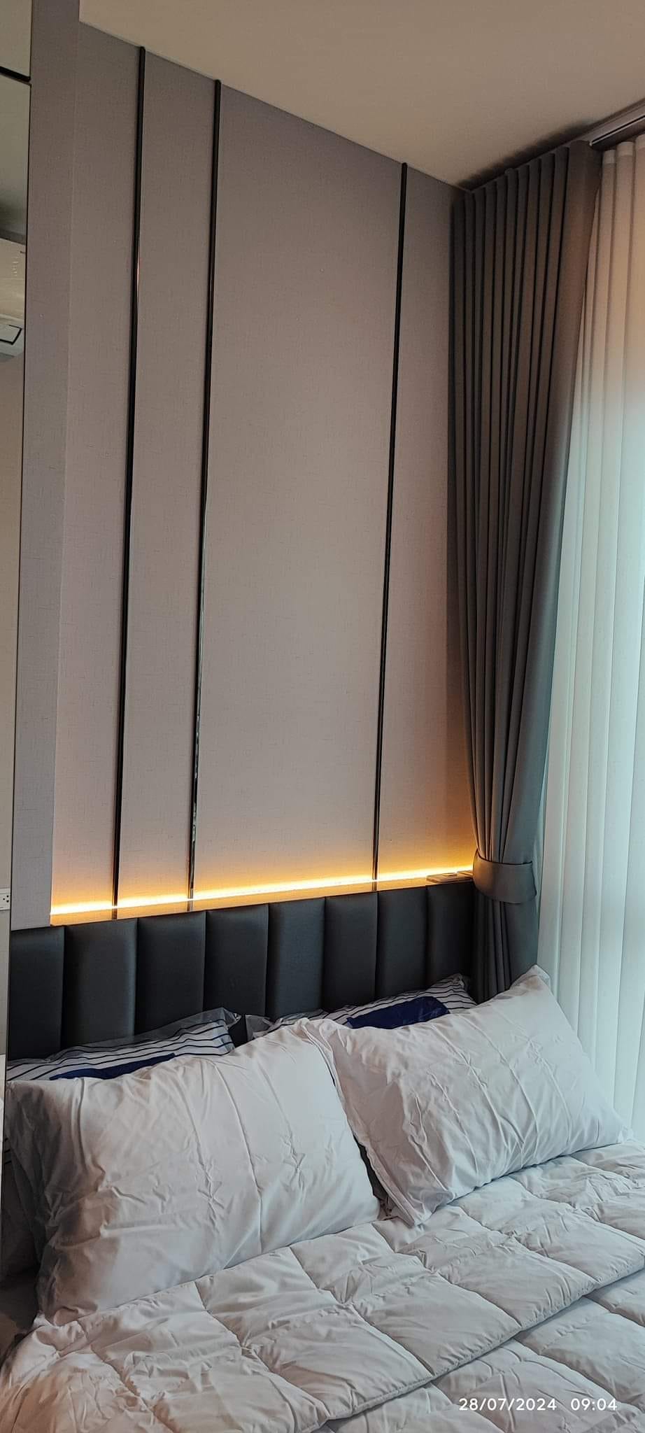 ปล่อยเช่าคอนโด Origin Plug & Play Ramintra (ออริจิ้น ปลั๊ก แอนด์ เพลย์ รามอินทรา) - 1ห้องนอน 1ห้องน้ำ 1ห้องนั่งเล่น - ใกล้ MRT รามอินทรา กม.9 - ขนาดห้อง 26.28 ตรม. ชั้น 15 ตึก E เลี้ยงสัตว์ไม่ได้นะ