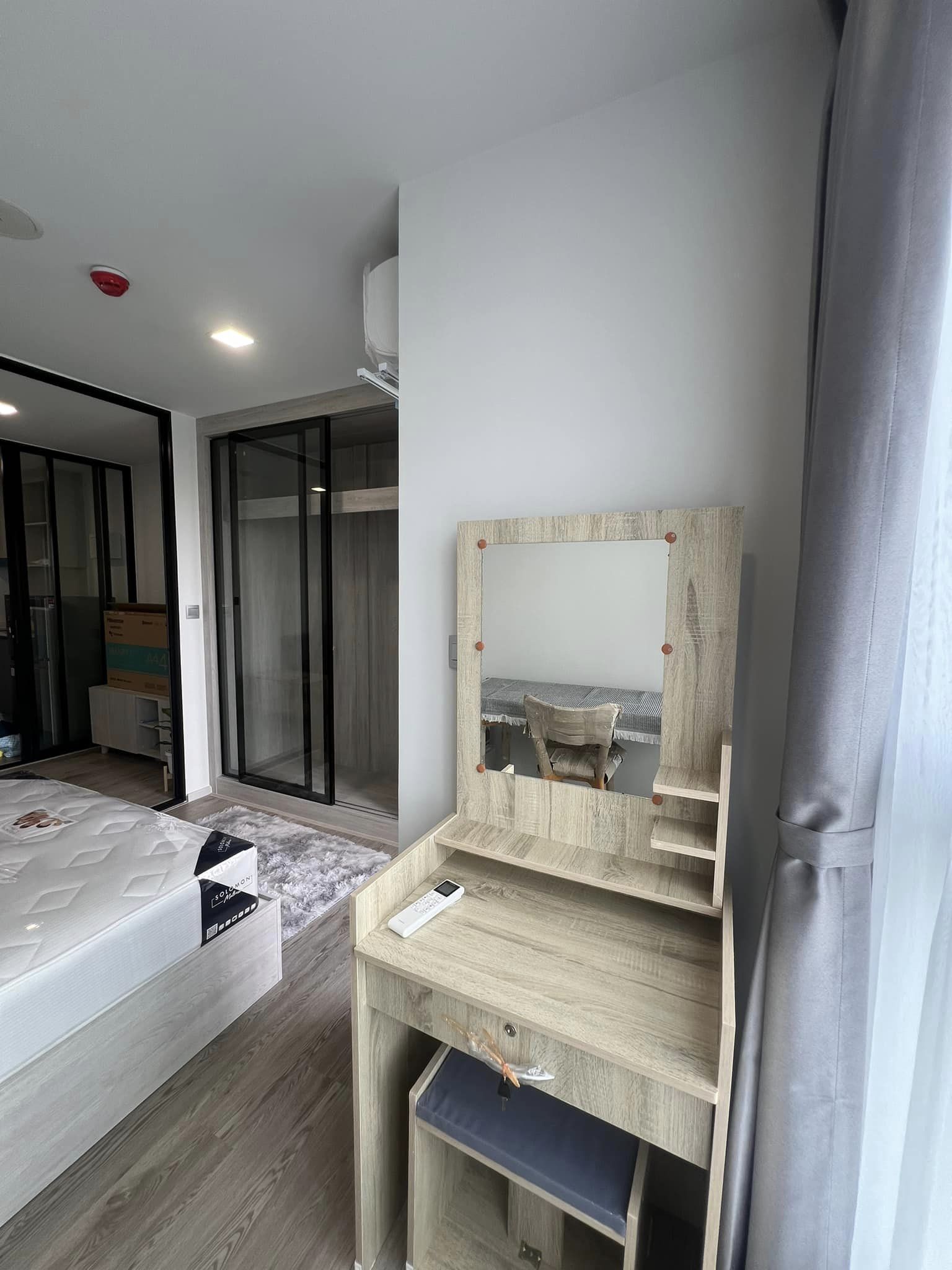 ปล่อยเช่าคอนโด Kave Seed Kaset (เคฟ ซี้ด เกษตร) - ใกล้ BTS เสนานิคม / เกษตร - 1ห้องนอน 1ห้องน้ำ 1ห้องนั่งเล่น 1ห้องครัว - ขนาดห้อง 26 ตรม. ชั้น 8 ตึก C