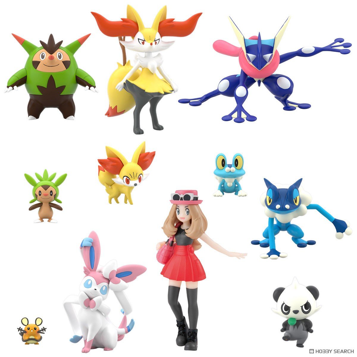 Preorderเข้า 12/2025-1/2026 งดสั่งแยกกับสินค้ารายการอื่นครับ Bandai 4570117923234 Pokemon Scale World Kalos Set