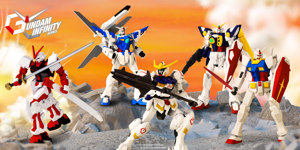 045557406011 gundam 4.5inch build artemis&rx-78-2 &wing&astray red &barbatos(Free Zaku )Set of 6 ได้ 6แบบครับ