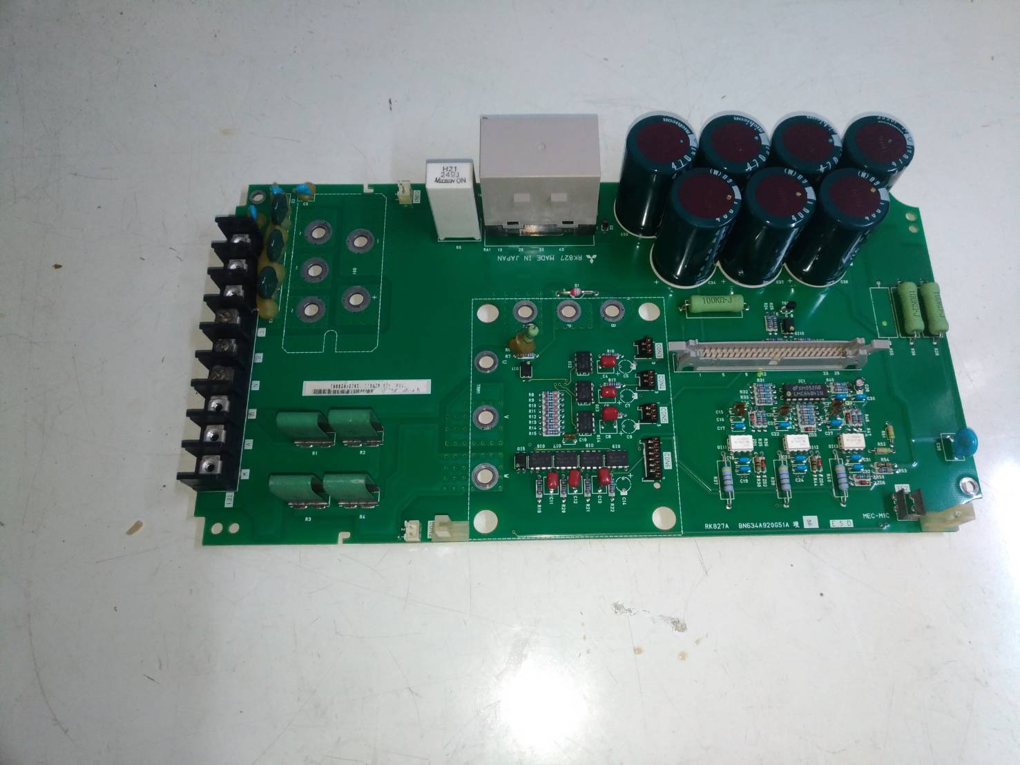 MITSUBISHI RK827A POWER BOARD FOR SPINDLE DRIVE