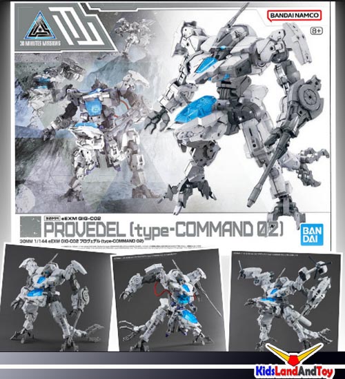 Bandai 4573102662767 30MM 1/144 eEXM GIG-C02 PROVEDEL (type-COMMAND 02)