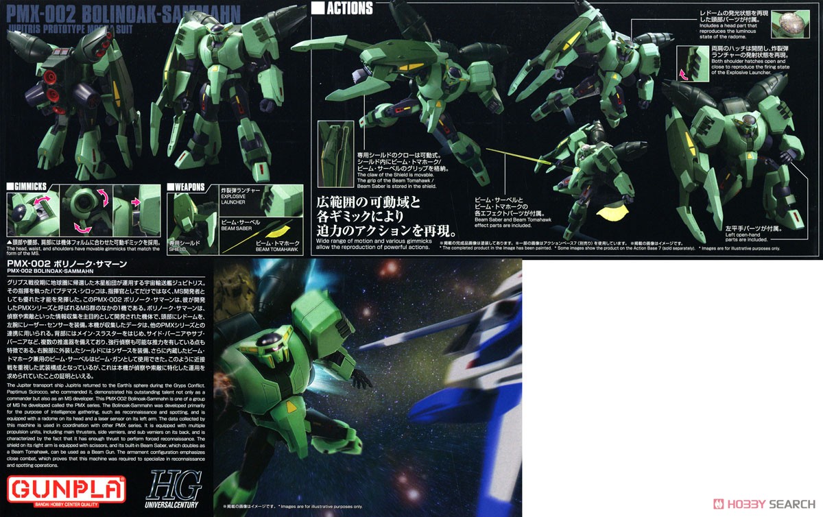 Bandai 4573102674319 HG 1/144 BOLINOAK-SAMMAHN