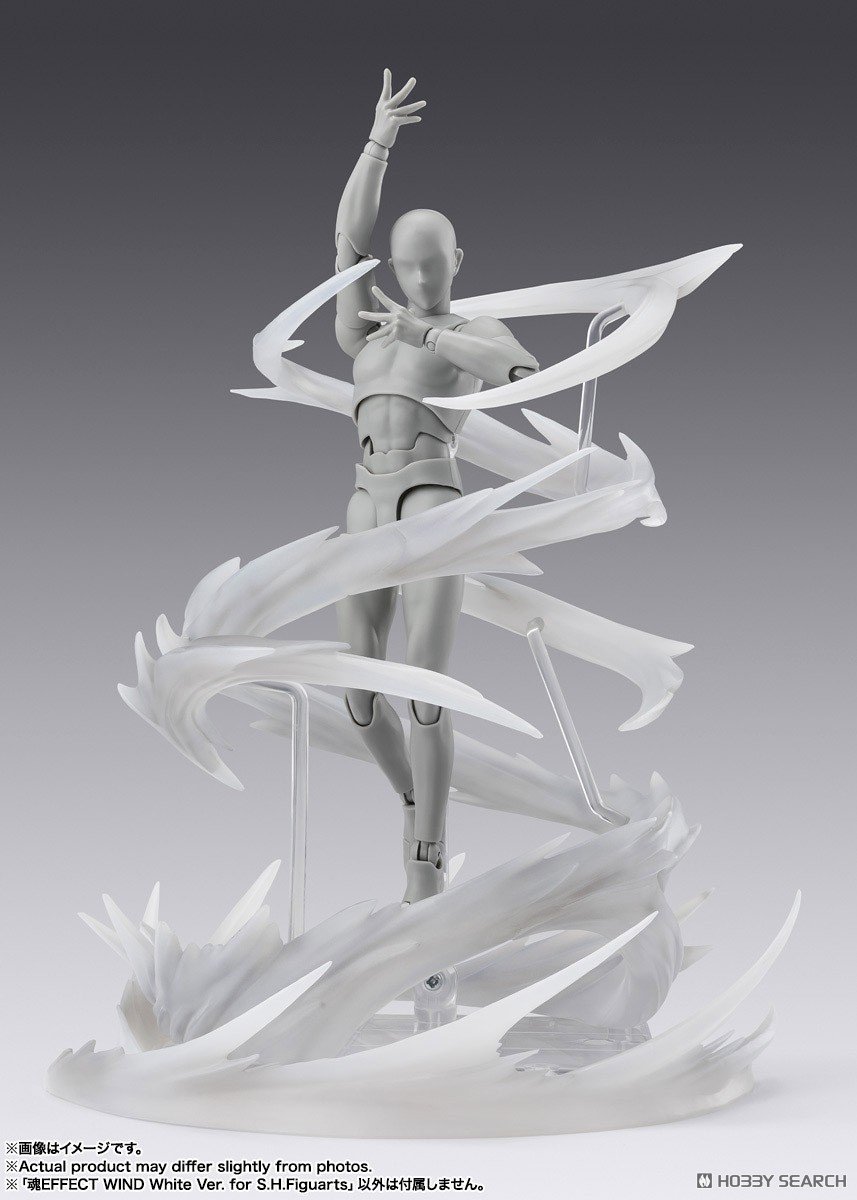 Preorderเข้า 5-6/2026 รบกวนสั่งแยกกับสินค้ารายการอื่นครับ Bandai 4573102675453 TAMASHII EFFECT WIND White Ver. for S.H.Figuarts
