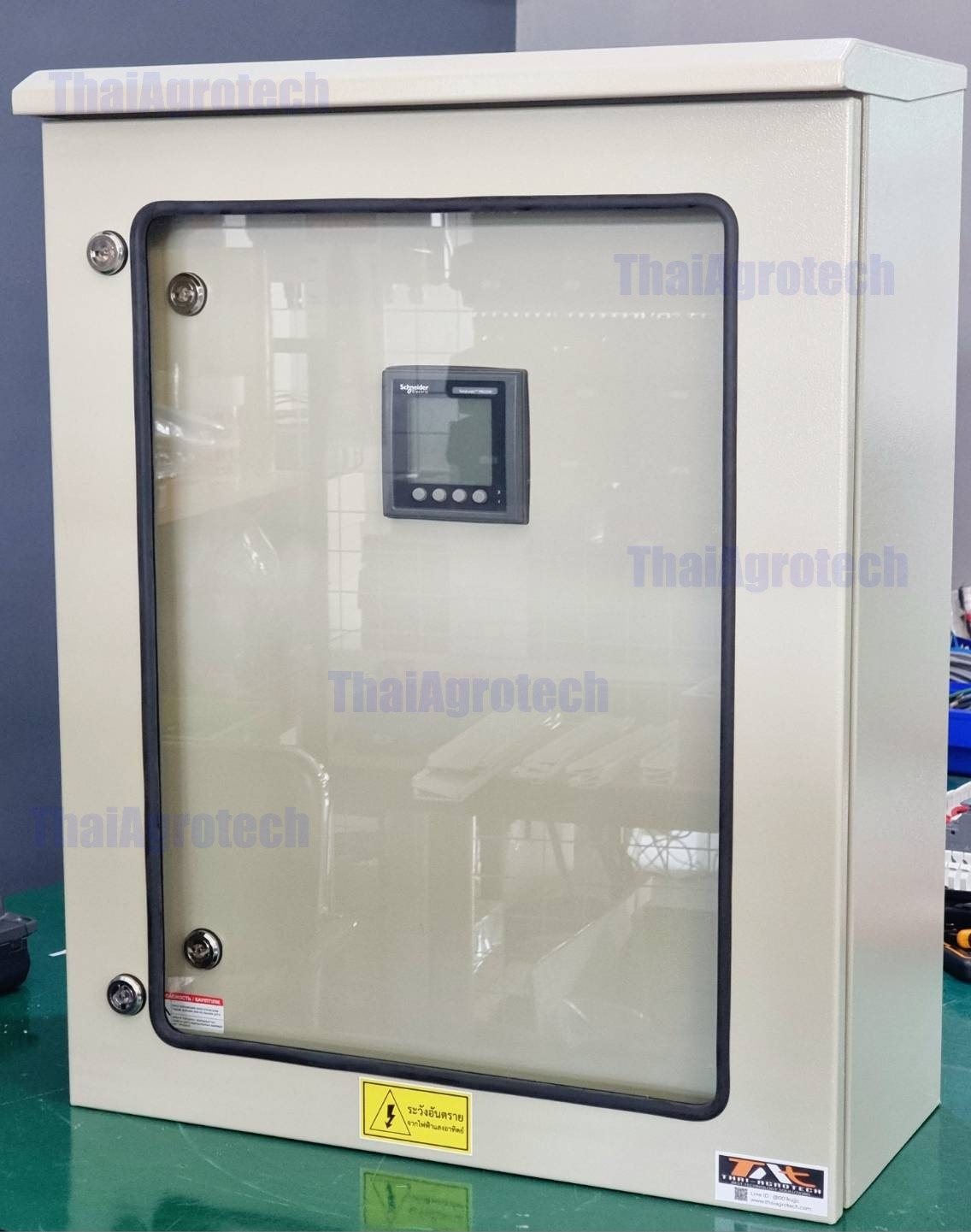 ตู้คอมบายเนอร์ โซล่าเซลล์ มิเตอร์วัดพลังงาน AC-DC Combiner box แบบ 1 String Energymeter DC 1000Vdc, 3Phase