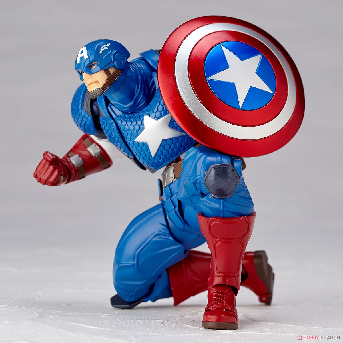 (เหลือ1ชิ้น 4537807013460 revoltech-Amazing Yamaguchi No.007 [Captain America