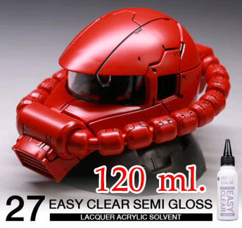 8858878100278 raditz 27L Easy Semi-Gloss Clear 120ml. เคลียร์กึ่งเงากึ่งด้าน ขวดใหญ่ 120มล.