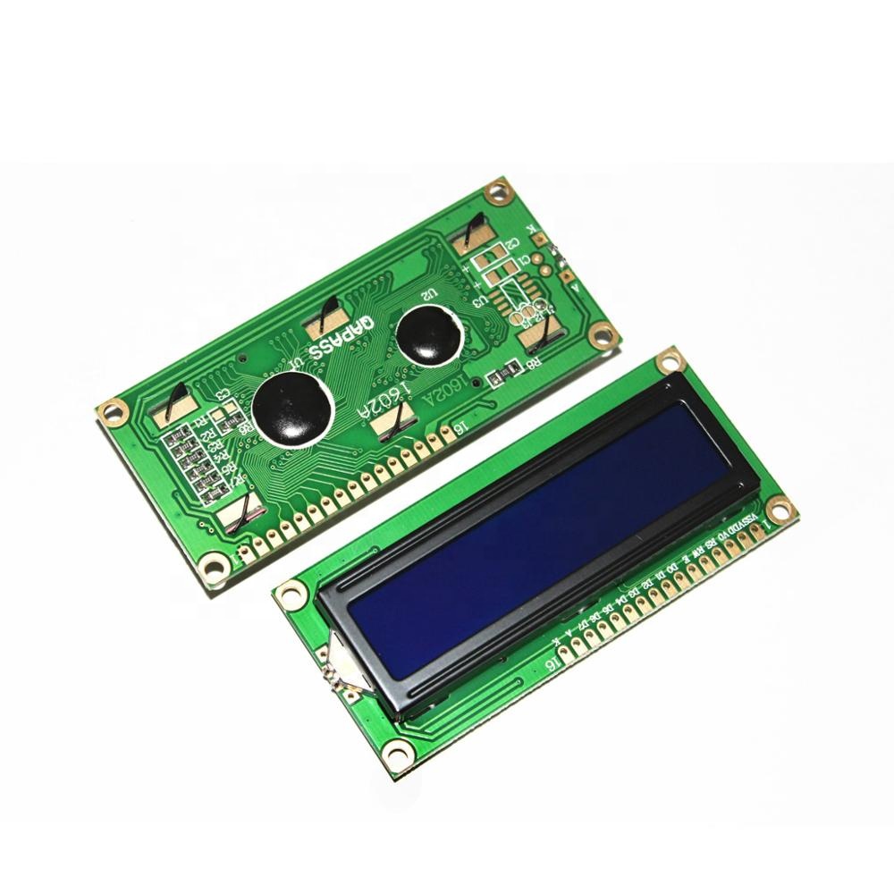 จอแสดงผล Arduino 1602 Display LCD module 5V ตัวอักษร สีขาว พื้นสีฟ้า