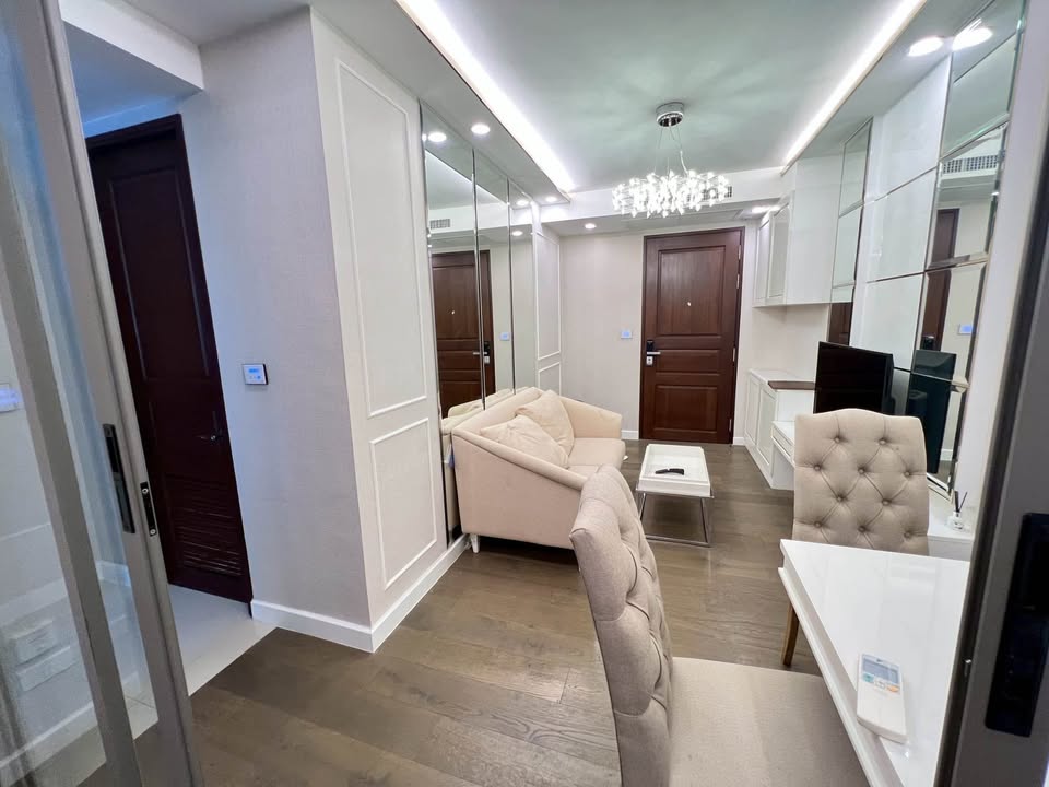 ให้เช่าห้องแบบ 1ห้องนอน 1ห้องน้ำ โซนพื้นที่ MRT ห้วยขวาง คอนโด Amaranta Residence (อมรันทา เรสซิเด้นซ์) Low Rise ขนาดห้อง 35 ตรม. ชั้น 2